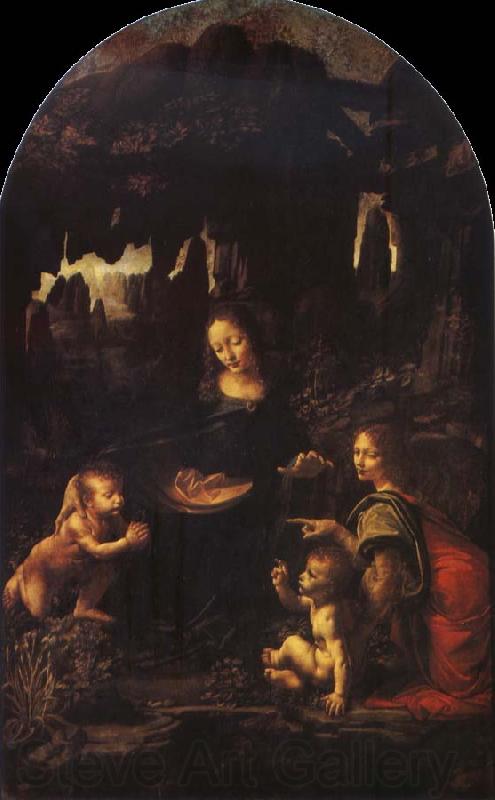 Leonardo  Da Vinci Virgin of the Rocks